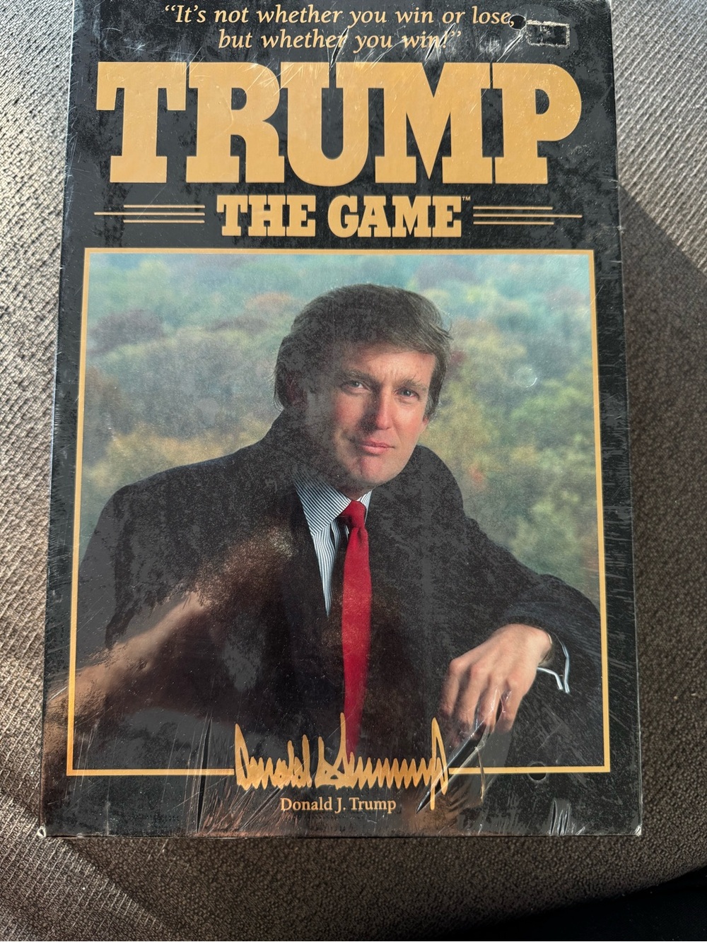 TRUMP The Game - Black Box with Red Accent ALL SEALED NEVER OPENED!